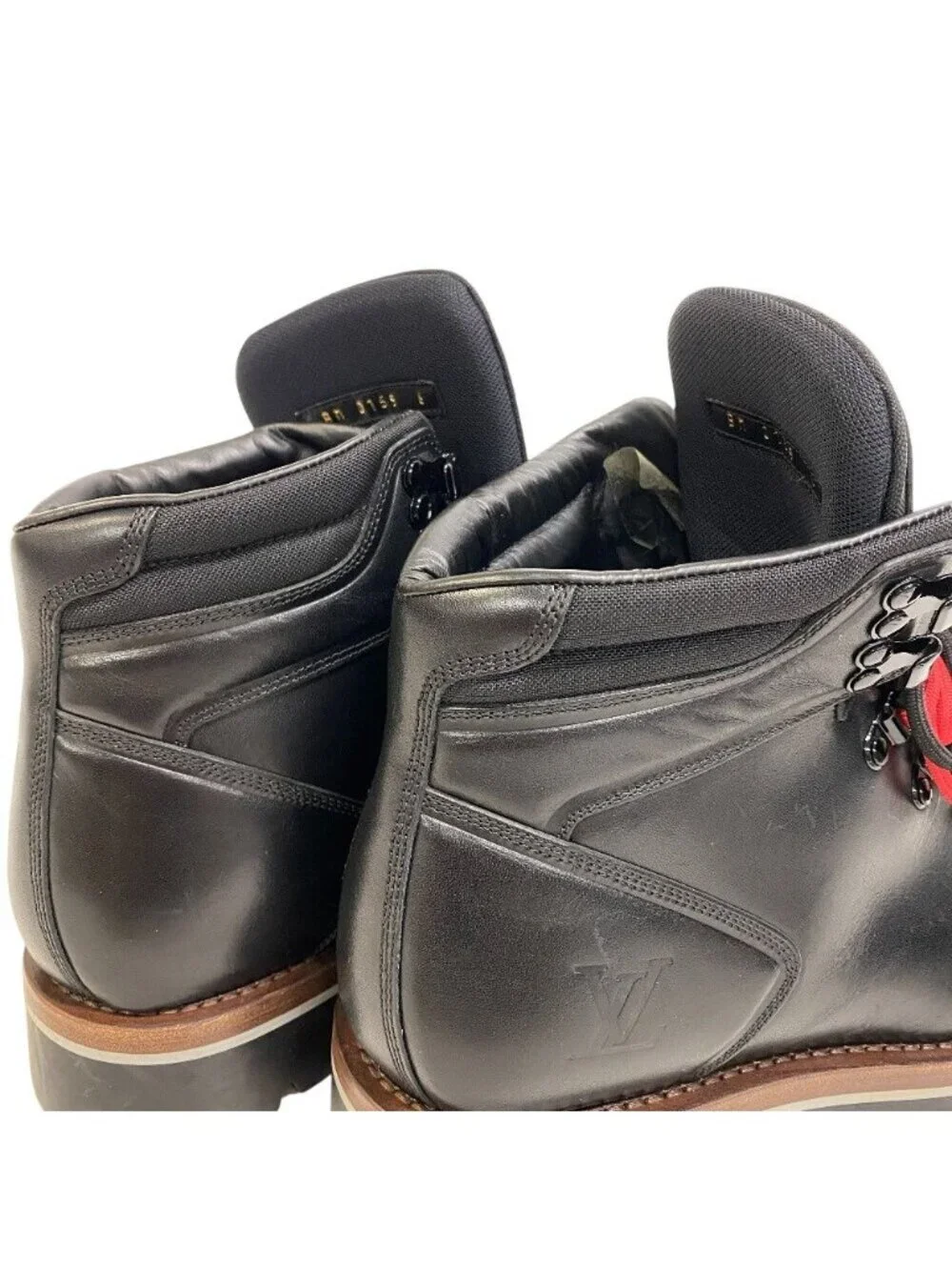 Louis Vuitton Alpinist Line Damier Giant Boots Black